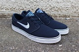 Nike SB Stefan Janoski Canvas - Obsidian - White - SneakerNews.com