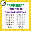 Póster de los Sonidos Iniciales | Learning spanish for kids, Bilingual ...
