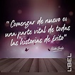 Pin de Fatima Gonzalez en Positivity | Frases de nuevo comienzo, Frases ...