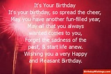 Best Happy Birthday Poem - BirthdayWishings.com