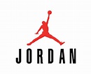 Jordán logo marca símbolo con nombre diseño ropa ropa deportiva vector ...
