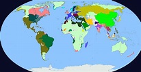 Political map of the World in 1813 | Honduras travel, See world, Greek ...