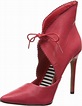 Betsey Johnson Zapatos de tacón para Mujer, Rojo (Red Leather), 6 US ...