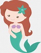 Mermaid, Mermaid, fictional Character, cartoon, girl png | PNGWing