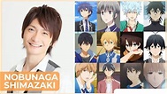 Nobunaga Shimazaki [島﨑 信長] Top Same Voice Characters Roles - YouTube