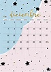 calendario diciembre: imprimible y fondo (con imágenes) | Calendarios ...