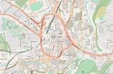 Huddersfield Map Great Britain Latitude & Longitude: Free England Maps