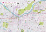 Santiago de Chile Stadtplan 1:8.000, Compass Mapas