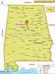Map Of Birmingham Alabama And Surrounding Cities - Cities And Towns Map