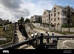 Royal Canal, Twelfth Lock, Castleknock, Dublin, Ireland Stock Photo ...