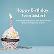 40 Birthday Wishes for Twin Sisters - BDYMSG