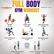 Full Body Gym workout! It is balanced, challenging, and will ...
