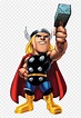 Avengers Clipart Thor - Marvel Super Hero Squad Thor - Png Download ...