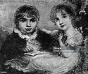 William Ewart Gladstone And Sister Helen Gladstone As Children 19th ...