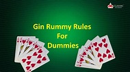 Printable Gin Rummy Rules