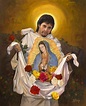 San Juan Diego y la tilma de Nuestra Señora de Guadalupe | Virgen de ...