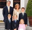 Princess Cristina of Spain with husband and their 4 children. | Spanish ...