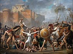 HD wallpaper: The Rape of the Sabine Women, Ancient Rome, Jacques-Louis ...