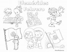 Dibujos Para Colorear Del 5 De Febrero - Dibujos Para Dibujar