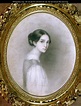 Portrait of Leopoldine Hugo 1824-43 - Adele Julie Hugo - WikiGallery.org, the largest gallery in ...