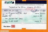 Deutschland – Eisenbahn - Fahrkarten - DB im RMV