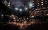 Wallpaper drops, night, rain, New York images for desktop, section ...