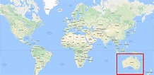 Où se trouve l'Australie sur une carte du monde ? Découvrez la localisation