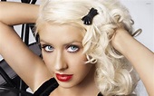 Christina Aguilera with beautiful red lips wallpaper - Celebrity ...