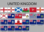 all Flags of regions of United Kingdom. Stock Vector | Adobe Stock