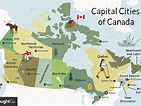 Map Canada Provinces And Capitals – Get Map Update