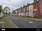 An area of Toxteth in Liverpool 8 known as The Welsh Streets due to the ...