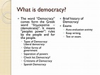 PPT - What is democracy ? PowerPoint Presentation, free download - ID ...