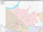 Florissant Missouri Wall Map (Premium Style) by MarketMAPS - MapSales