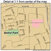 Bethel Park Pennsylvania Street Map 4206064