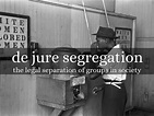 De Jure Segregation And De Facto Segregation | olympiapublishers.com