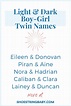 65+ Twin Names That Mean Light and Dark