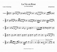 tubepartitura: Partitura de La Vie en Rose para Violin de Edith Piaf ...
