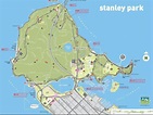Stanley park trail map - Stanley park train map (British Columbia - Canada)