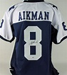 Cowboys Troy Aikman Authentic Signed Blue Jersey Autographed PSA/DNA | eBay