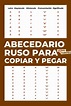 Abecedario ruso | Letras en ruso para copiar