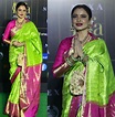 10 Best Kanjivaram Silk Saree Looks Of Rekha! – South India Fashion
