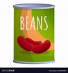Baked beans icon cartoon style Royalty Free Vector Image