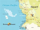 Map / Mapa | Riviera nayarit, Viajes en mexico, Tepic nayarit