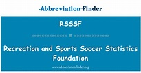 RSSSF Definición: Recreación y Deportes Soccer Statistics Foundation ...