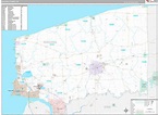 Niagara County, NY Wall Map Premium Style by MarketMAPS