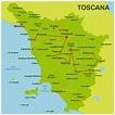 Mapa La Toscana | Mapa