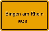 55411 Bingen am Rhein Straßenverzeichnis: Alle Straßen in 55411