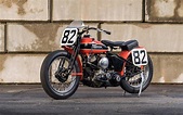A Rare, Original 1951 Harley-Davidson WRTT Factory Road Racing Motorcycle