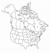 Blank US And Canada Map Printable – Printable Map of The United States