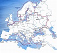 Eastern Europe Map With Rivers